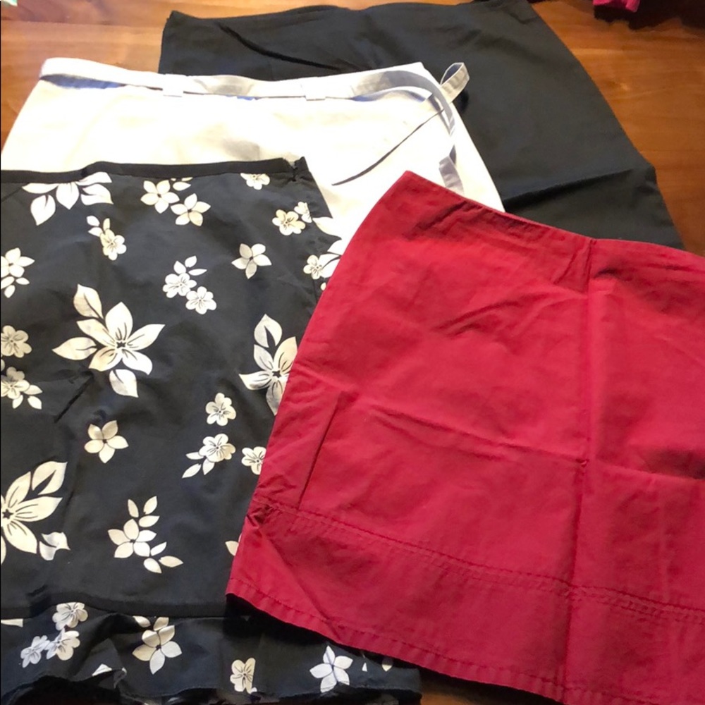 Lot of four size 10 skirts - for work or casual
